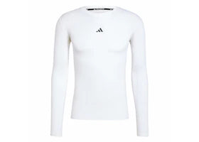 adidas Techfit Compression Training Long Sleeve Tee White