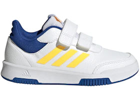 adidas Tensaur Hook And Loop Cloud White Spark Royal Blue (GS) - authentic adidas sneakers