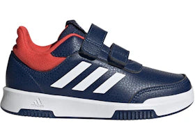 adidas Tensaur Hook And Loop Dark Blue White Bright Red (GS)