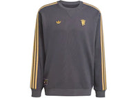 adidas Terrace Icons Sweatshirt Manchester United Utility Black