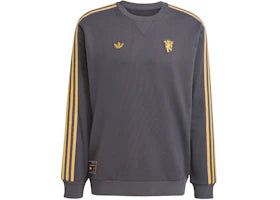 adidas Terrace Icons Sweatshirt Manchester United Utility Black