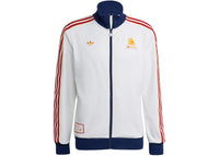 adidas Terrace Icons Track Top White Dark Blue