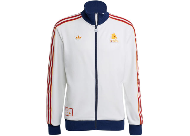 adidas Terrace Icons Track Top White Dark Blue