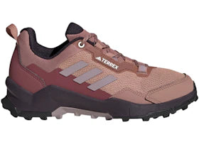 adidas Terrex AX4 Warm Clay Preloved Fig Burgundy (Women's) - authentic adidas sneakers