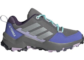 adidas Terrex AX4R Grey Four Matte Silver Semi Flash Aqua (GS) - authentic adidas sneakers