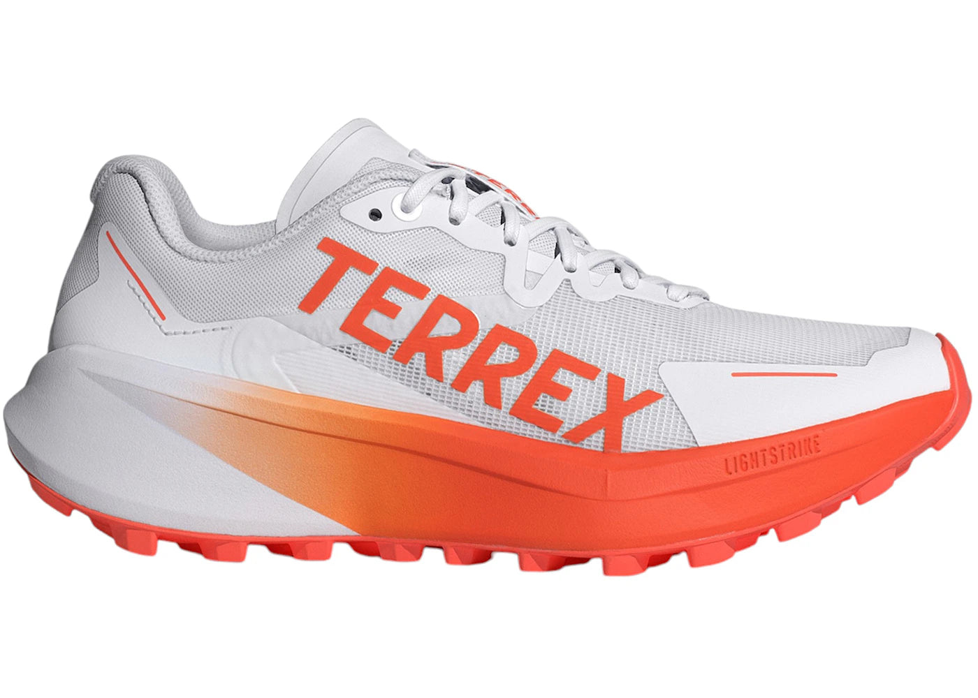 adidas Terrex Agravic 3 Trail Cloud White Semi Impact Orange Dash Grey (Women's) - vue secondaire A