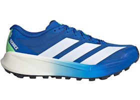 adidas Terrex Agravic 4 Trail Blue White Lime Burst - vue 360