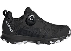 adidas Terrex Agravic BOA Trail Core Black Cloud White Grey Three (GS) - vue 360