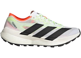 adidas Terrex Agravic Speed 2 Trail White Black Semi Impact Orange (Women's)