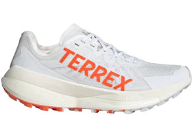 adidas Terrex Agravic Speed Trail Cloud White Impact Orange Dash Grey (Women's)