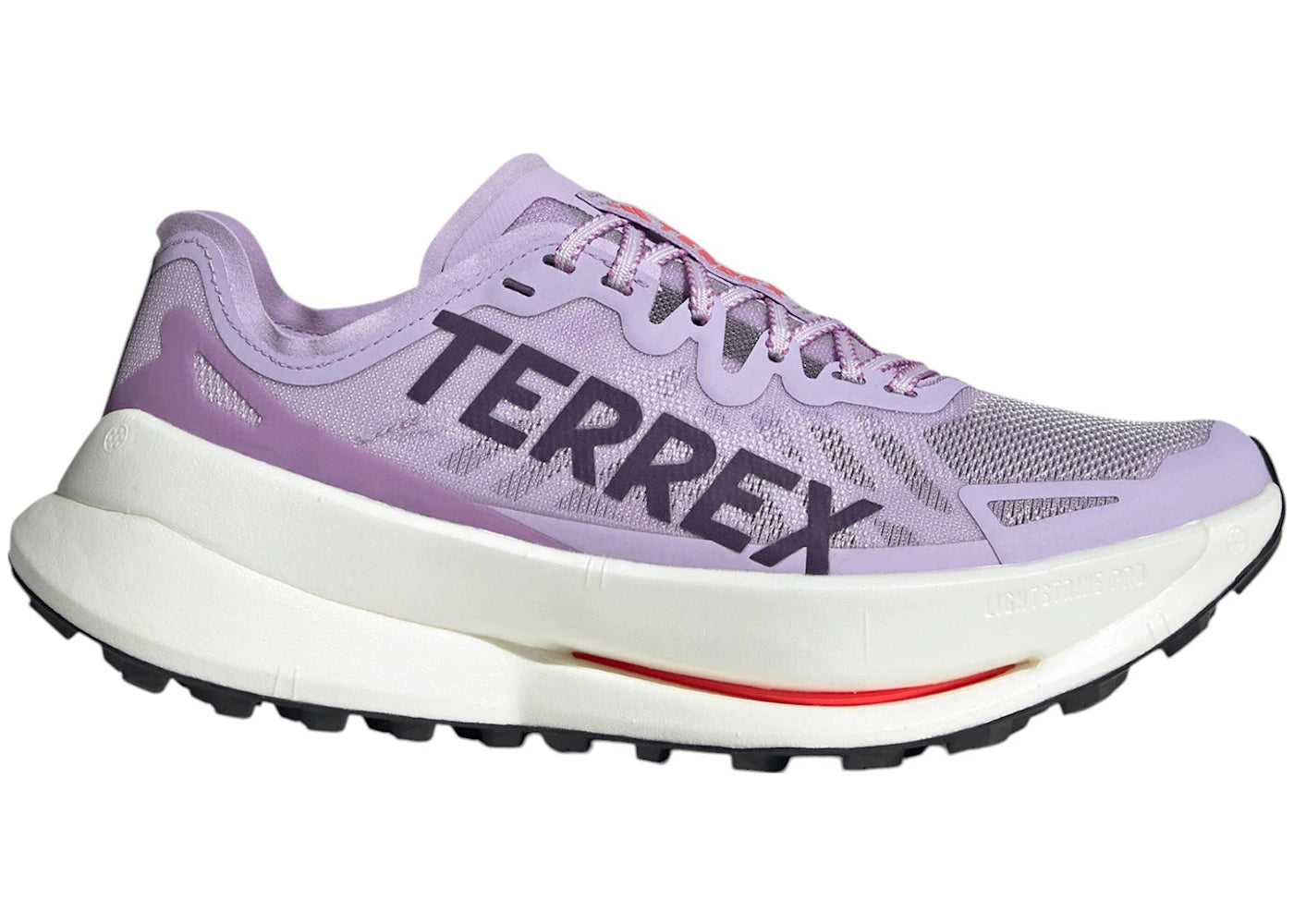 adidas Terrex Agravic Speed Ultra Trail Powder Plum Aurora Plum Lucid Red (Women's) - vue secondaire A