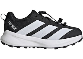 adidas Terrex Agravic Trail Black White Semi Impact Orange (GS) - authentic adidas sneakers