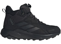 adidas Terrex Anylander Leather Mid Climaproof Black Carbon Grey Four