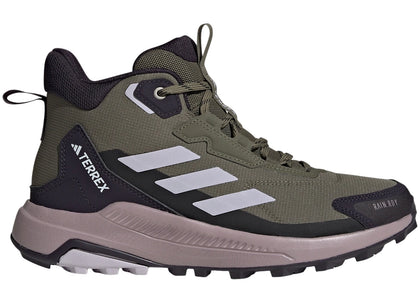 adidas Terrex Anylander Rain.RDY Olive Strata Silver Dawn Amber Tint (Women's) - authentic adidas sneakers