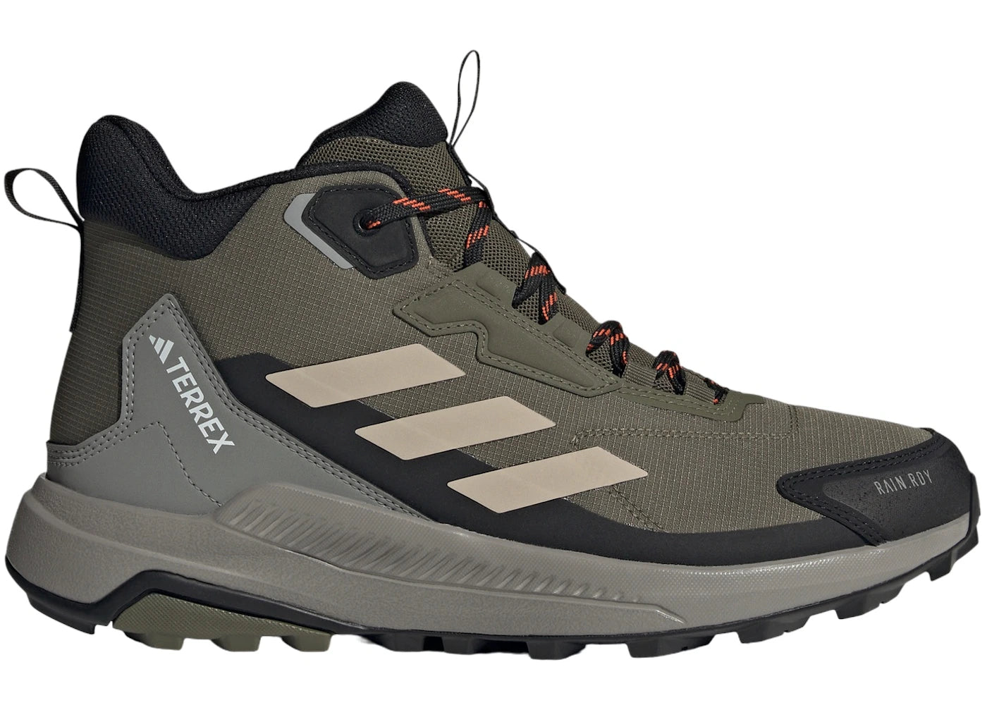 adidas Terrex Anylander Rain.RDY Olive Strata Wonder Beige Core Black - vue secondaire A