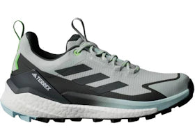 adidas Terrex Free Hiker 2.0 Low Gore-Tex Semi Flash Aqua Carbon Lucid Lime (Women's) - authentic adidas sneakers