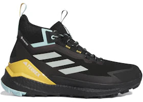 adidas Terrex Free Hiker Gore-Tex 2.0 Black Aqua Yellow