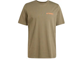 adidas Terrex Graphic T-Shirt Olive Strata