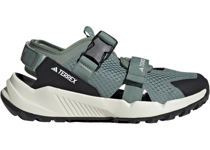 adidas Terrex Hydroterra At Sandals Silver Green Core Black Crystal Jade - authentic adidas sneakers