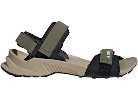 adidas Terrex Hydroterra Sandals Olive Strata Core Black Wonder Beige - authentic adidas sneakers
