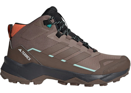 adidas Terrex Skychaser AX5 Mid Gore-Tex Trace Brown Earth Strata Semi Impact Orange (Women's) - sneakers view 2