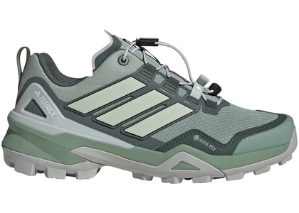 adidas Terrex Skychaser Gore-Tex Silver Green Linen Green Legend Ivy (Women's) - authentic adidas sneakers