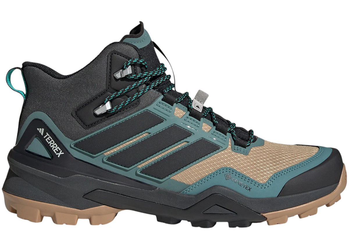 adidas Terrex Skychaser Mid Gore-Tex Cardboard Core Black Preloved Teal - vue secondaire A