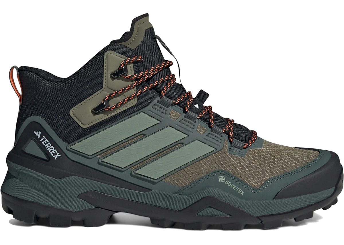 adidas Terrex Skychaser Mid Gore-Tex Olive Strata Silver Green Core Black - vue secondaire A