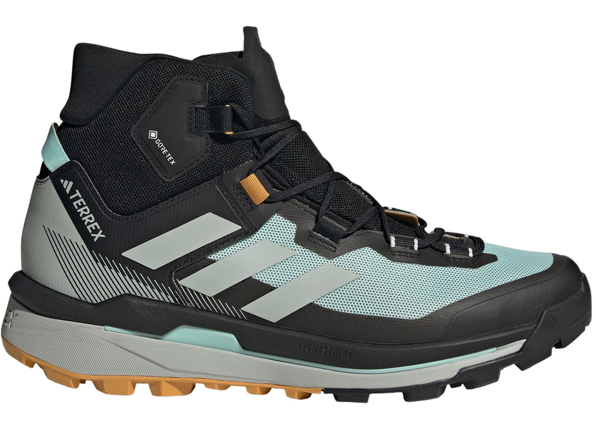adidas Terrex Skychaser Tech Gore-Tex Semi Flash Aqua Core Black Preloved Yellow - vue secondaire A