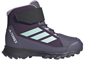 adidas Terrex Snow CF Climawarm Winter Aurora Plum Semi Flash Aqua (GS) - vue 360