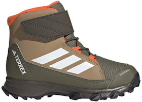 adidas Terrex Snow CF Climawarm Winter Cardboard White Semi Impact Orange (GS)