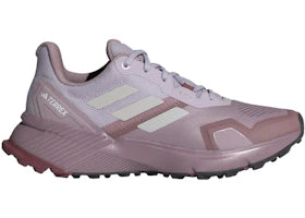 adidas Terrex Soulstride Trail Preloved Fig Grey One Burgundy (Women's) - vue 360