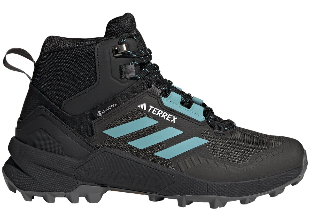 adidas Terrex Swift R3 Mid Gore-Tex Core Black Mint Ton Grey (Women's) - vue secondaire A