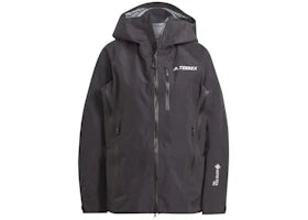 adidas Women's Terrex Techrock Gore-Tex Pro Jacket Black - authentic adidas apparel