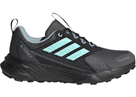 adidas Terrex Tracefinder 2 Climaproof Trail Carbon Semi Flash Aqua Grey Six (Women's) - authentic adidas sneakers