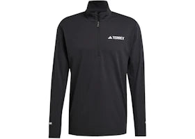 adidas Terrex Xperior Half-Zip Long-Sleeve Top Black - vue 360