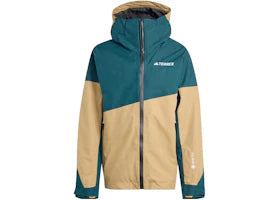 adidas Terrex Xperior Layer Lined Gore-Tex Performance Jacket Cardboard Aurora Ivy - vue 360