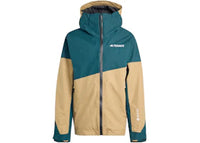 adidas Terrex Xperior Layer Lined Gore-Tex Performance Jacket Cardboard Aurora Ivy