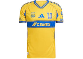 adidas Tigres Uanl 25/26 Home Authentic Jersey Team Colleg Gold 2 Blue - authentic adidas apparel