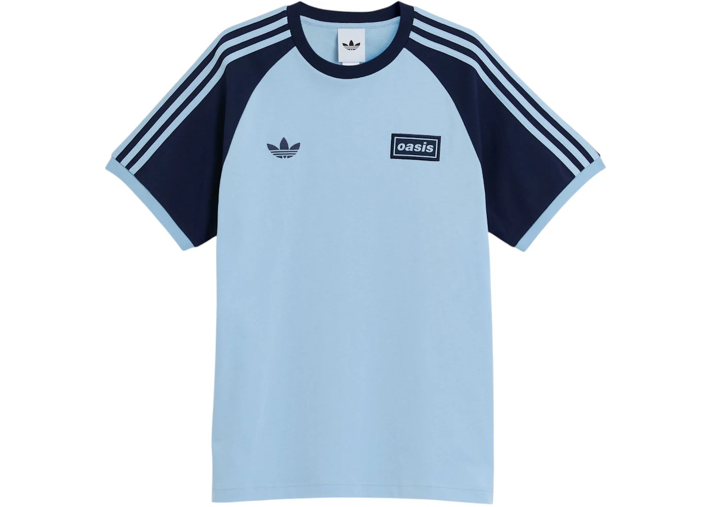 adidas Tour 3-Stripes Tee Clear Sky Night Indigo - vue 360