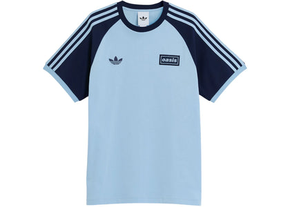 adidas Tour 3-Stripes Tee Clear Sky Night Indigo - authentic adidas product