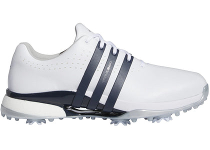 adidas Tour360 24 Golf Cloud White Collegiate Navy Silver Metallic - authentic adidas sneakers