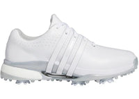 adidas Tour360 24 Golf Cloud White Silver Metallic (Women's)