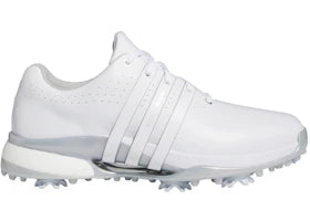 adidas Tour360 24 Golf Cloud White Silver Metallic (Women's) - authentic adidas sneakers