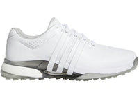 adidas Tour360 25 Spikeless Golf Cloud White Silver Metallic