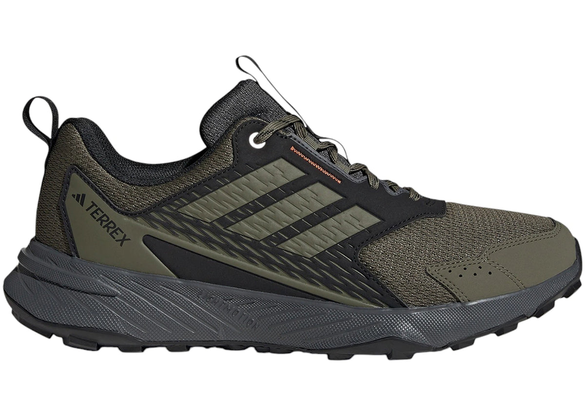 adidas Tracefinder Trail Olive Strata Semi Impact Orange - vue secondaire A