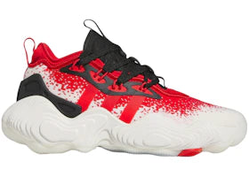 adidas Trae Young 3 Off White Vivid Red Core Black (GS)