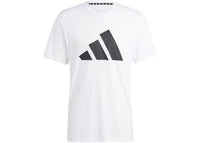 adidas Train Essentials Feelready Logo Tee White Black