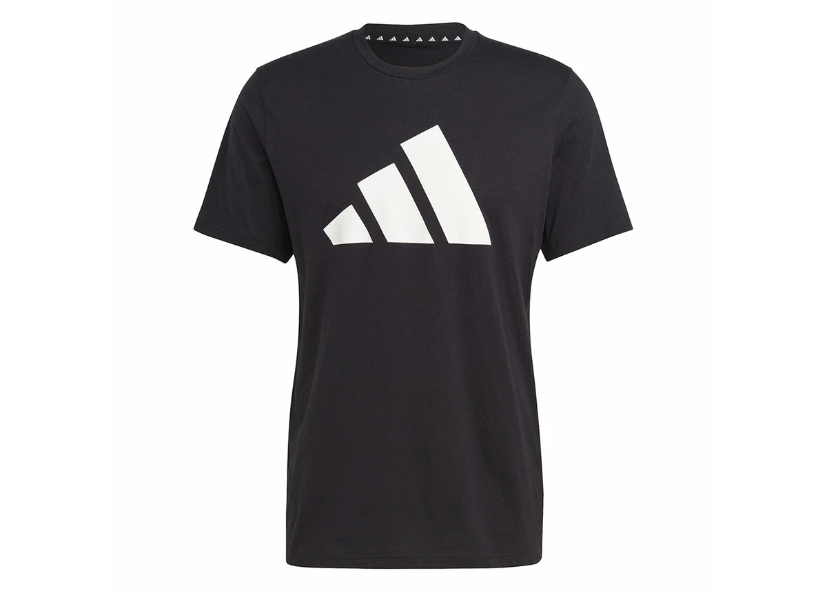 adidas Train Essentials Feelready Logo Training Tee Black/White - vue secondaire A