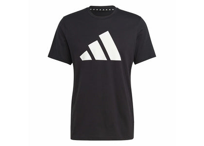 adidas Train Essentials Feelready Logo Training Tee Black/White - product view 2